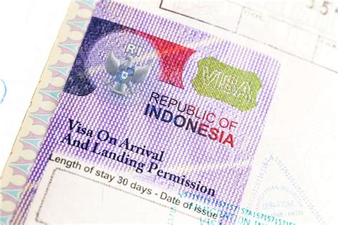 indonesia tourist visa on arrival